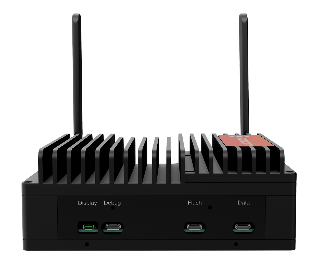 Slamcore Aware Compute Unit (E face). Shown without the IP65 rated port cover